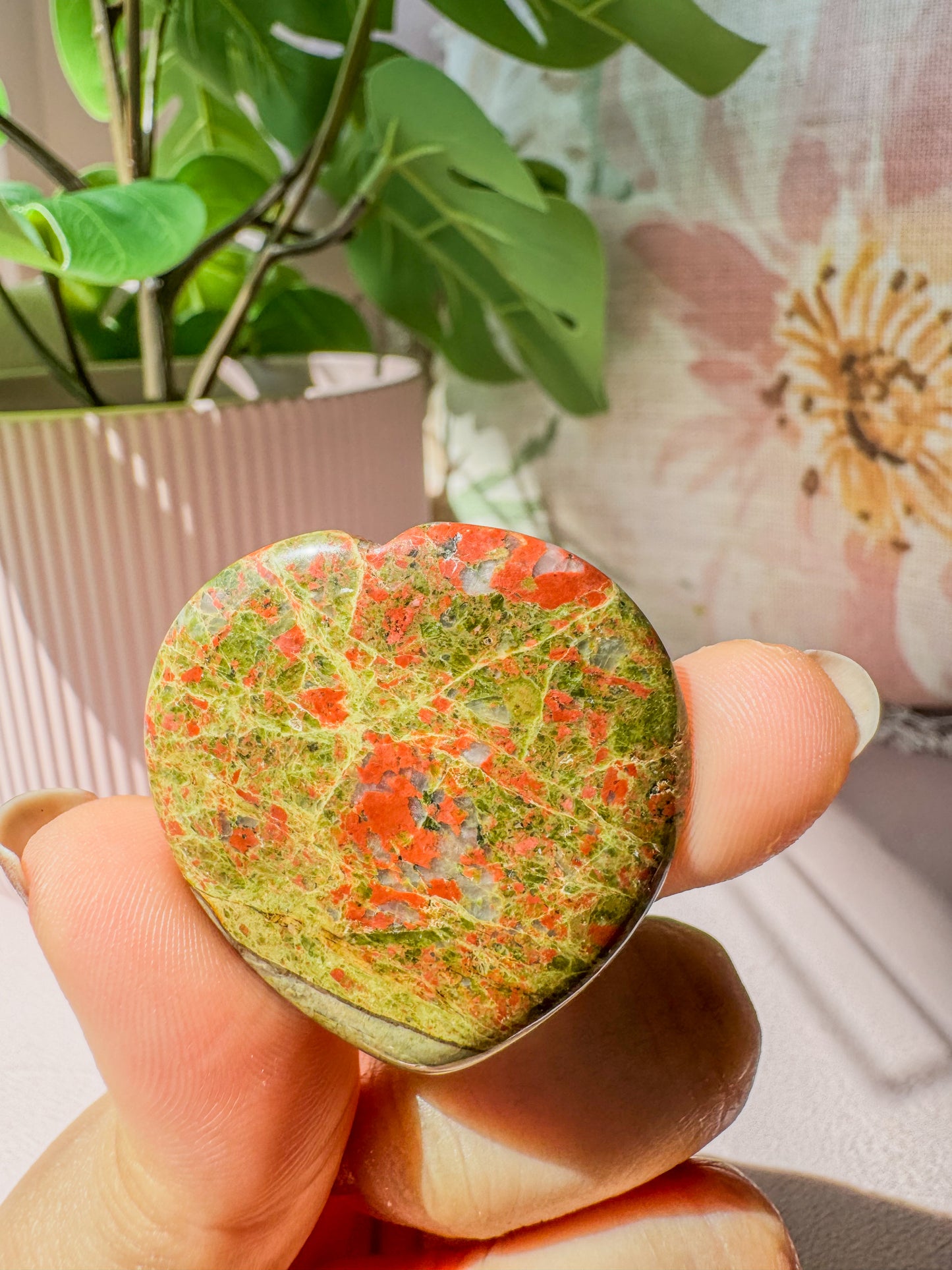UNAKITE PALM CRYSTAL