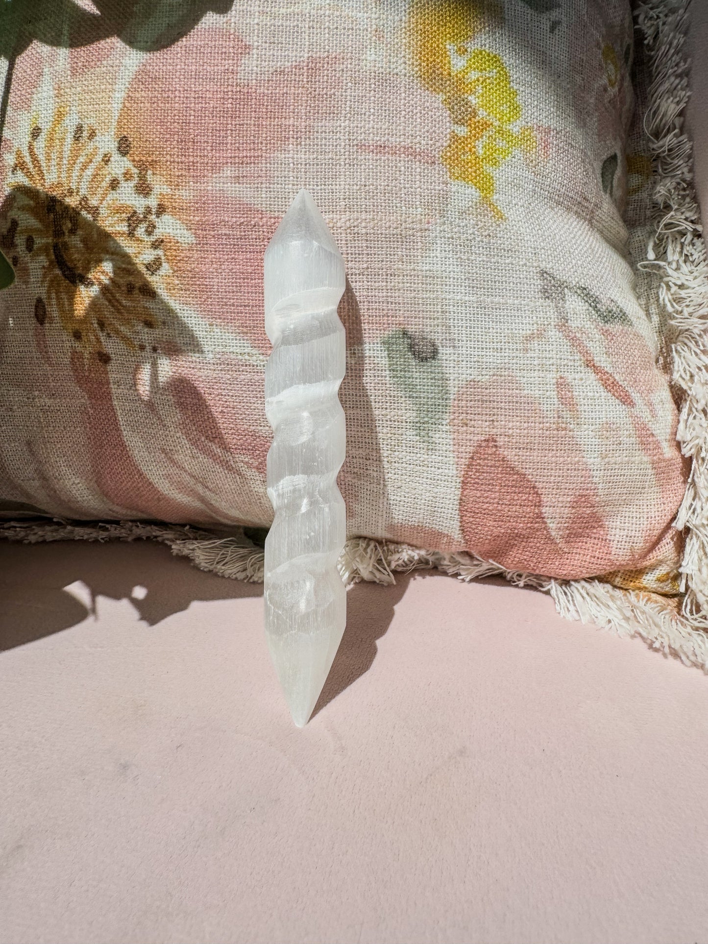 SELENITE TWIST WANT DOUBLE TERMINATED