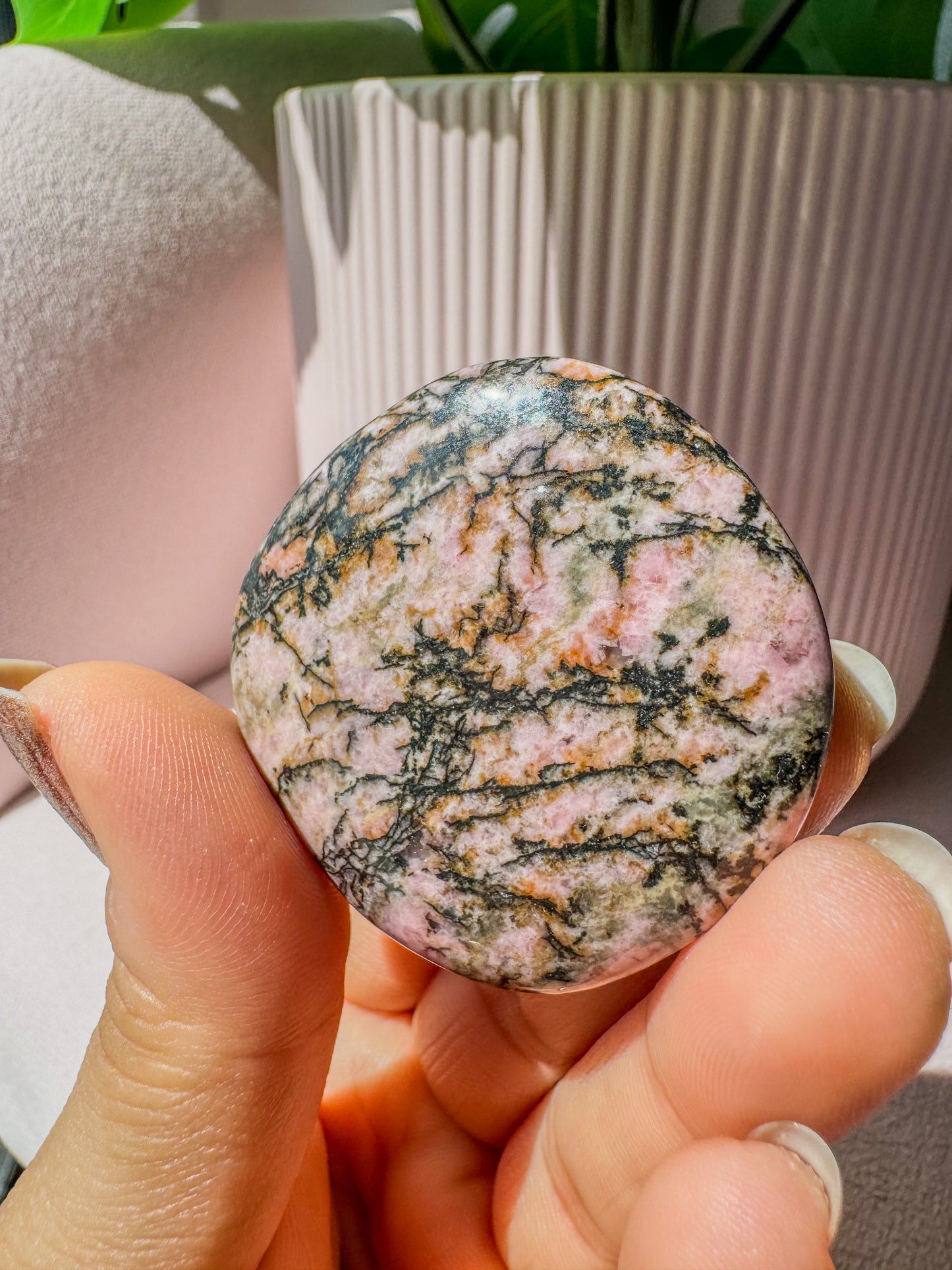 RHODONITE PALM CRYSTAL