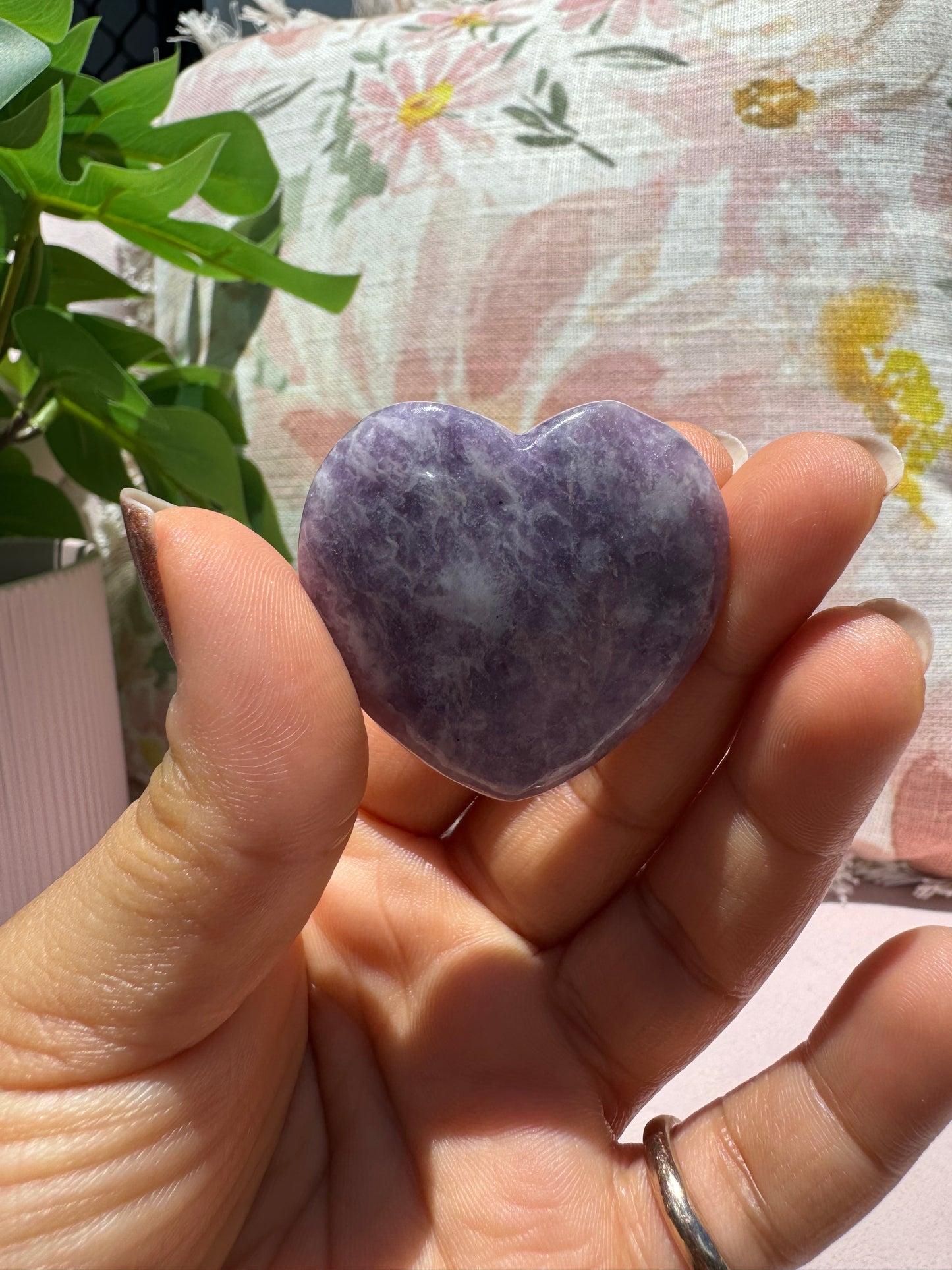 LEPIDOLITE HEART