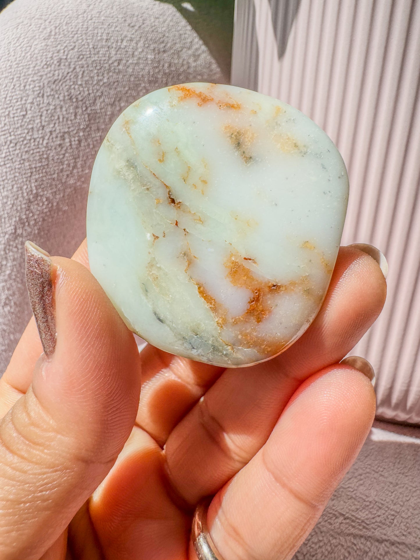 CHRYSOPRASE PLAM CRYSTAL