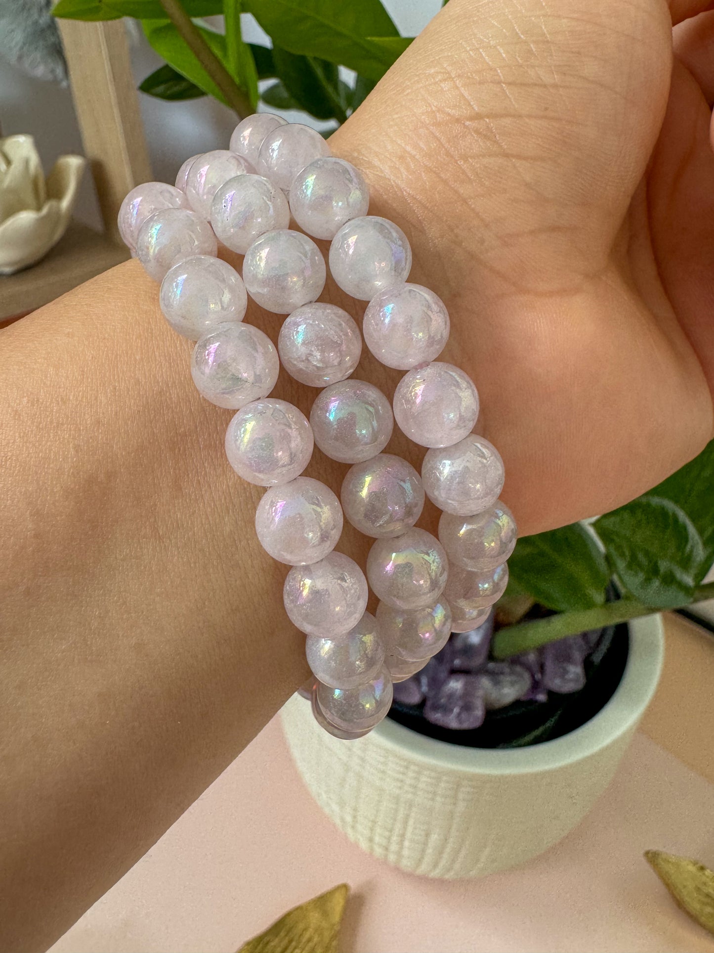 ROSE QUARTZ AURA BRACELET