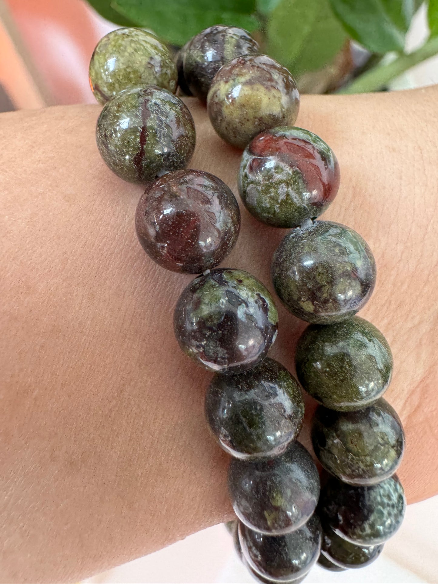 DRAGONS BLOOD JASPER BRACELET