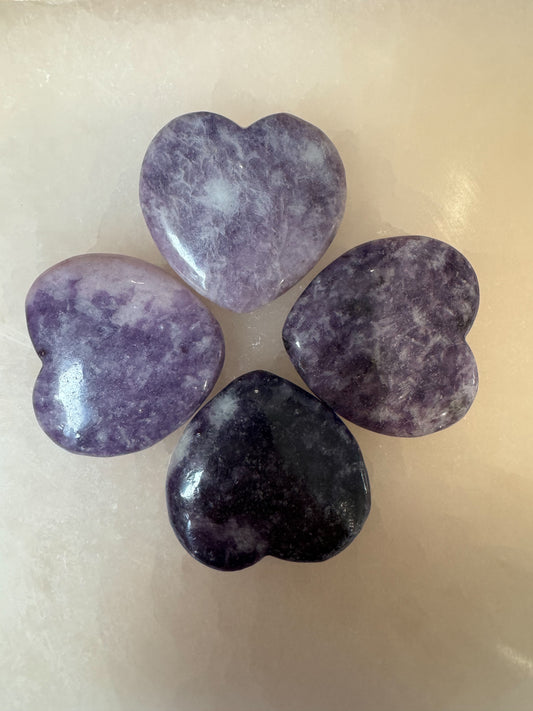 LEPIDOLITE HEART