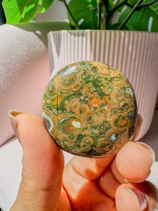 RAINFOREST JASPER PALM CRYSTAL