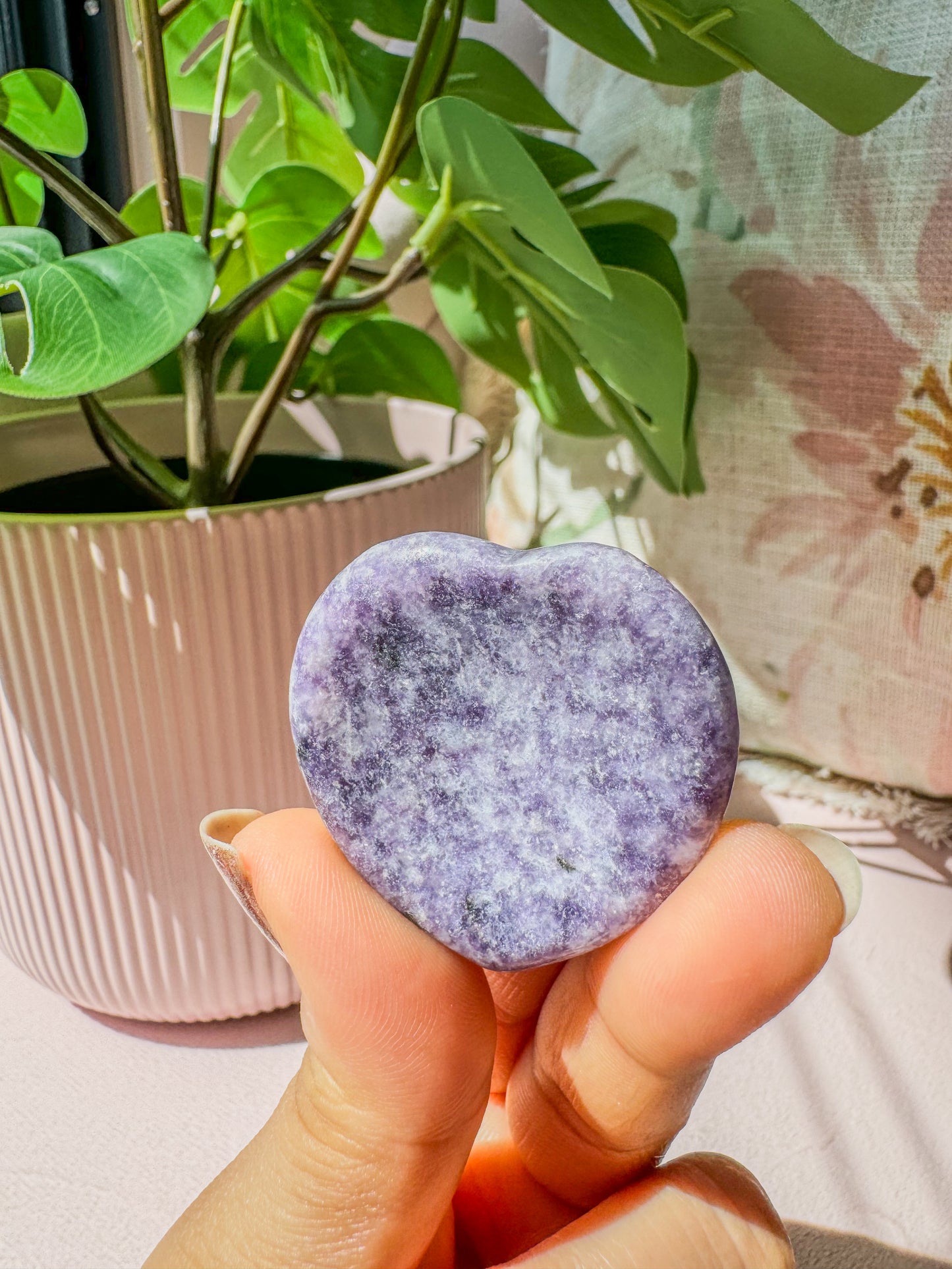 LEPIDOLITE PALM CRYSTAL