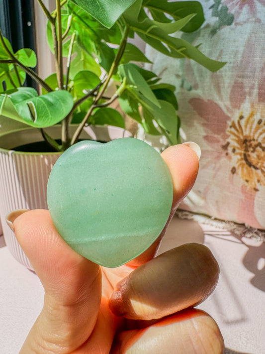 GREEN AVENTURINE PALM CRYSTAL