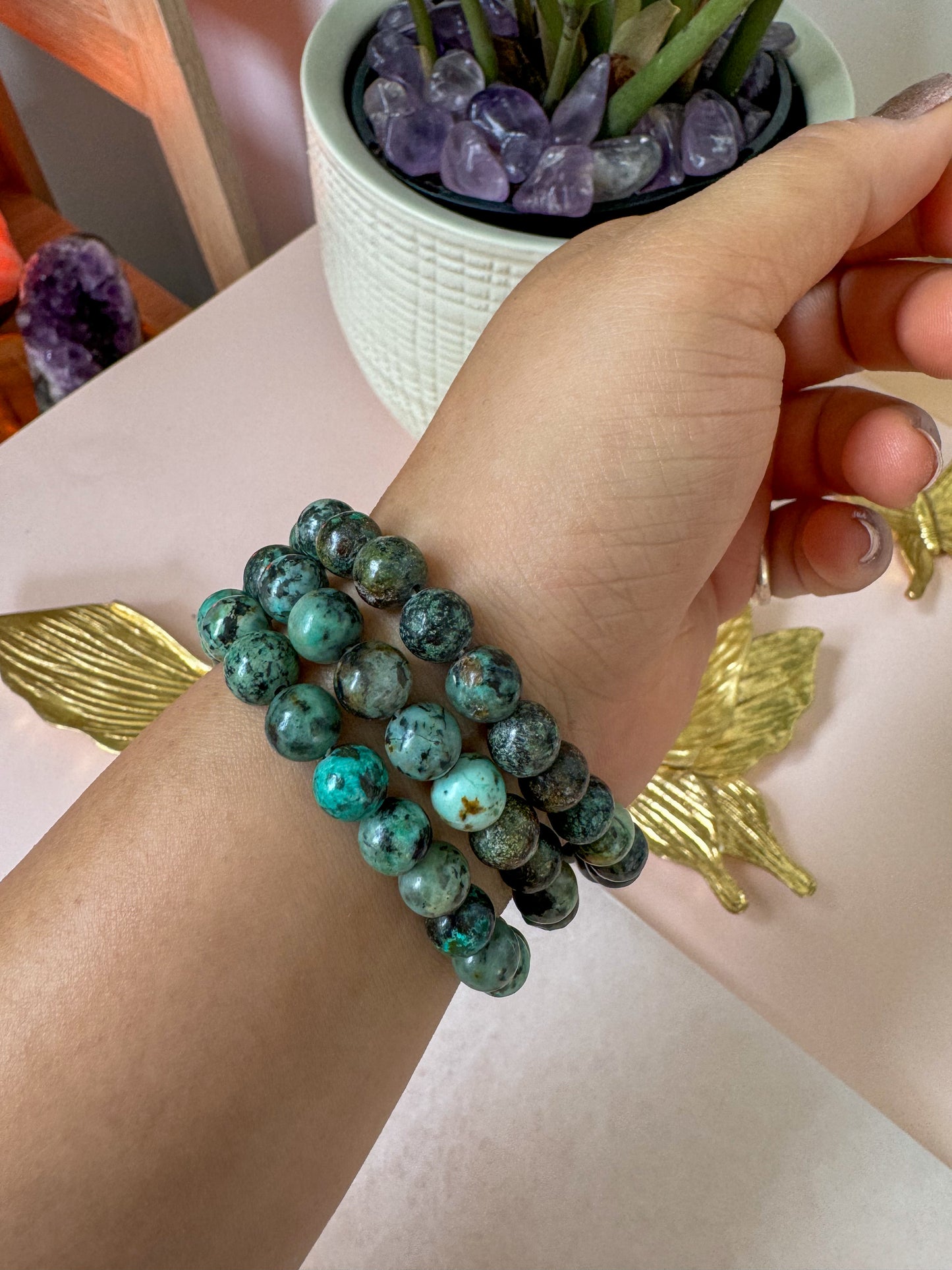 AFRICAN TURQUOISE BRACELET