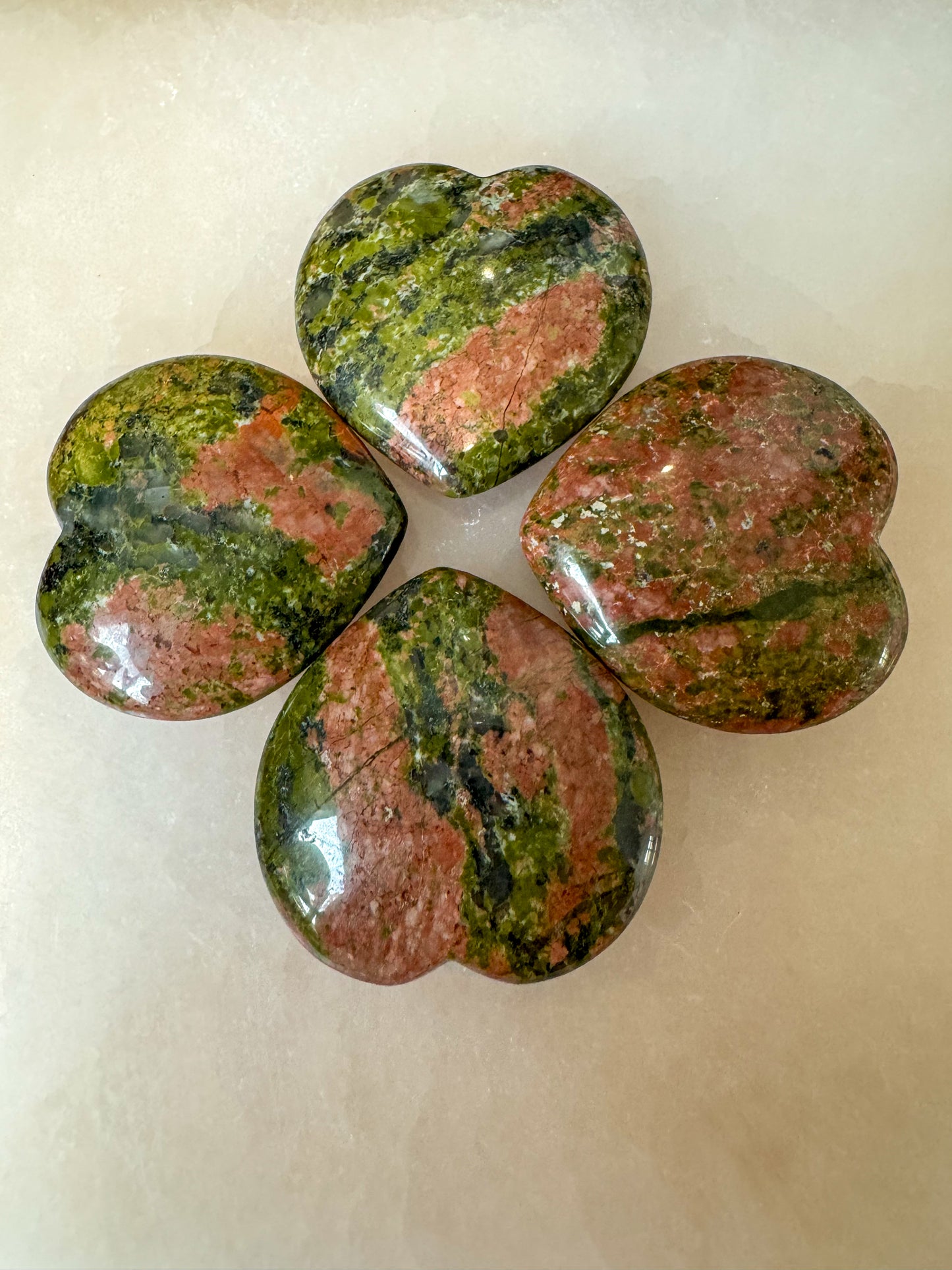 UNAKITE HEART