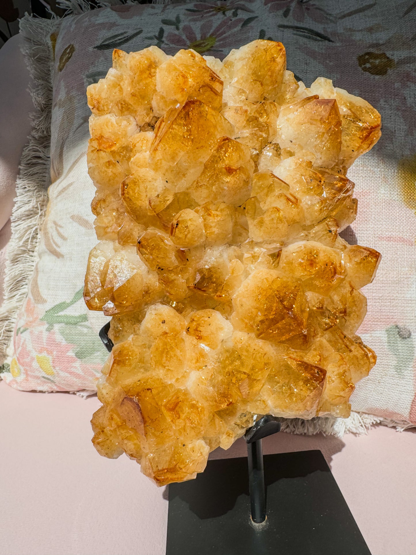 LARGE CITRINE CLUSTER