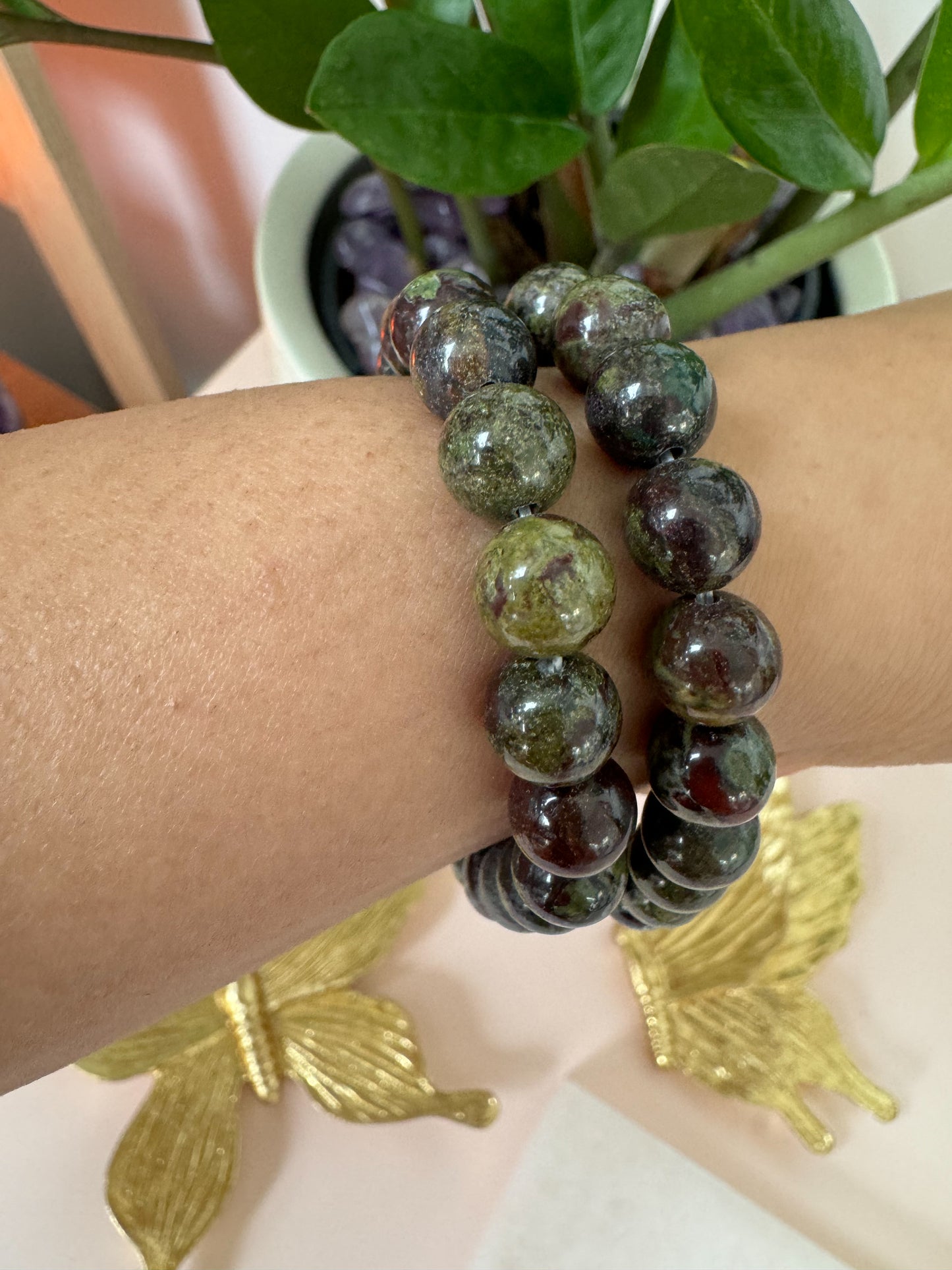 DRAGONS BLOOD JASPER BRACELET