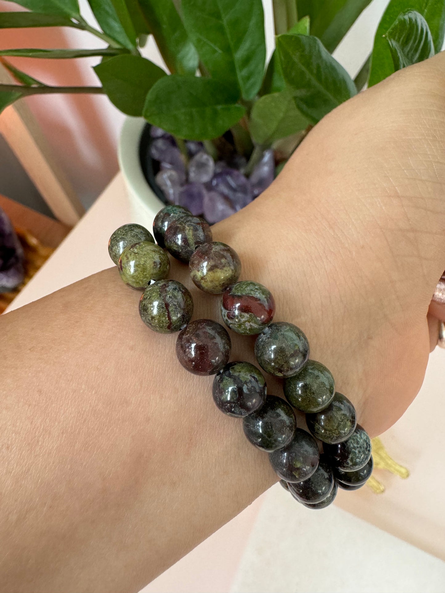 DRAGONS BLOOD JASPER BRACELET