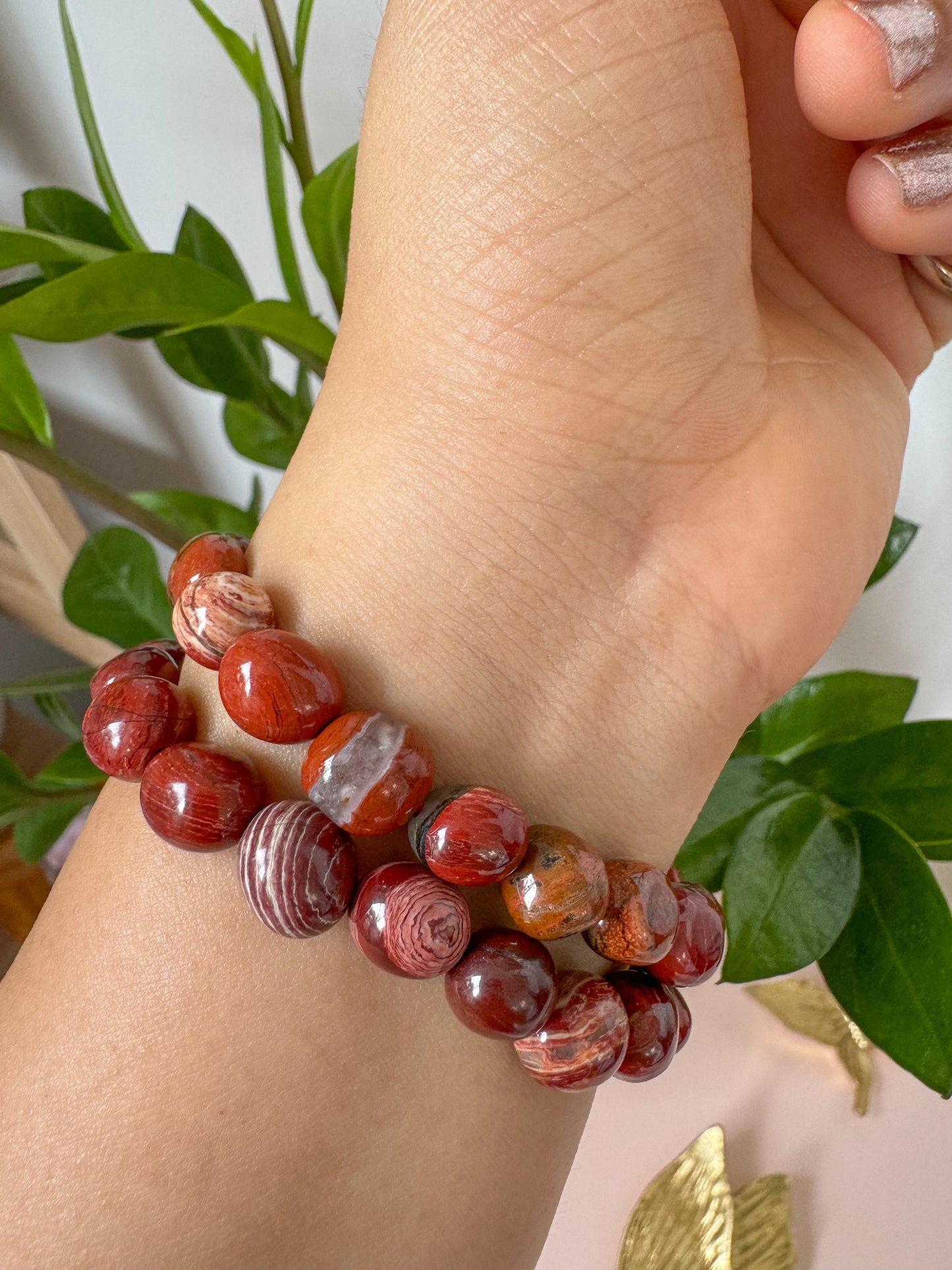 SNAKE SKIN JASPER BRACELET