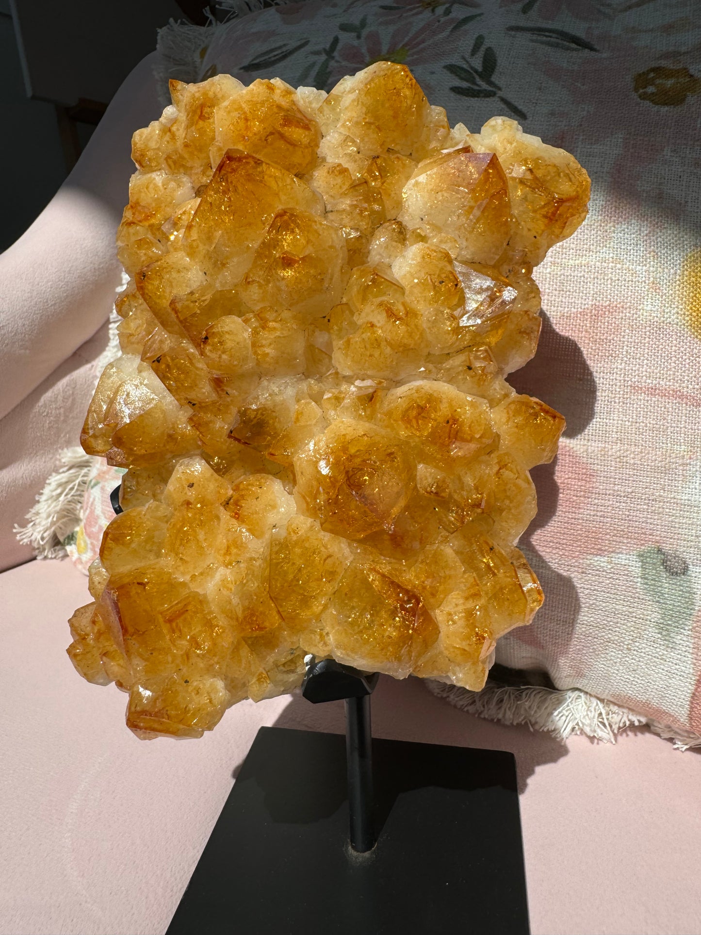 LARGE CITRINE CLUSTER