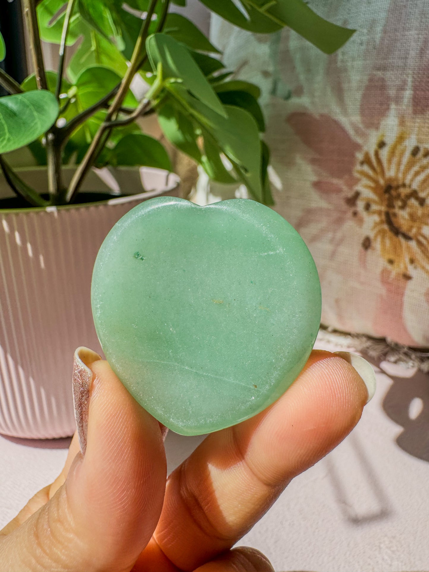 GREEN AVENTURINE PALM CRYSTAL