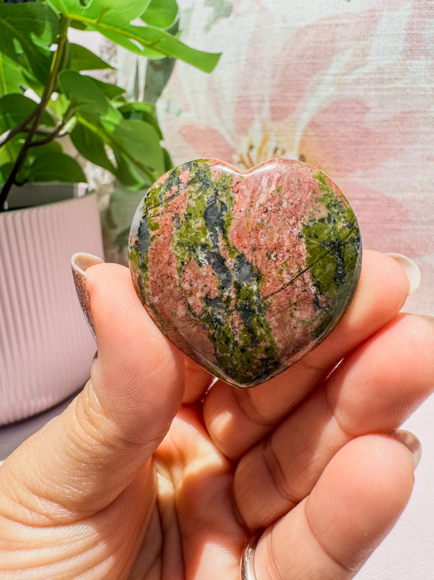 UNAKITE HEART