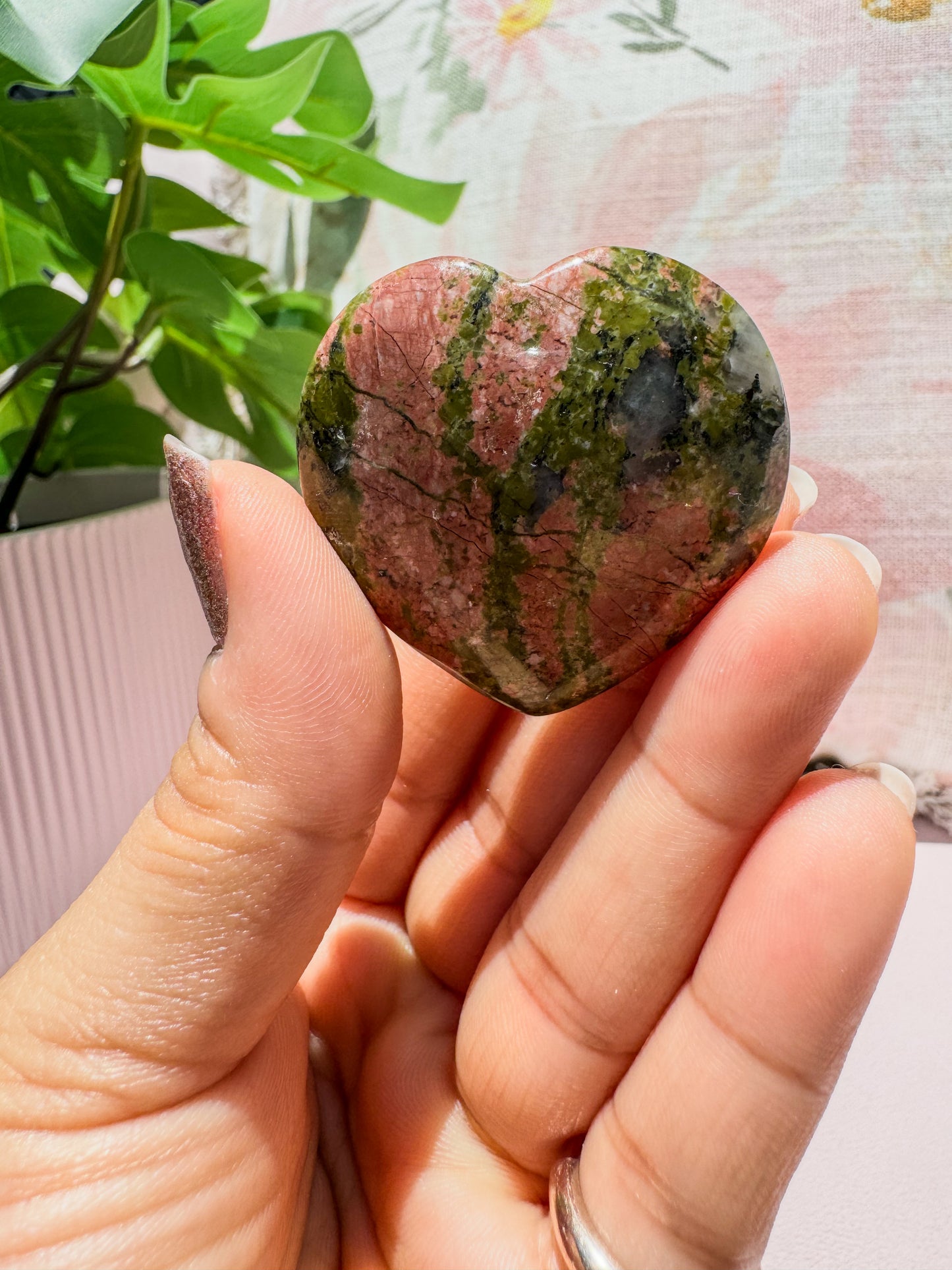 UNAKITE HEART