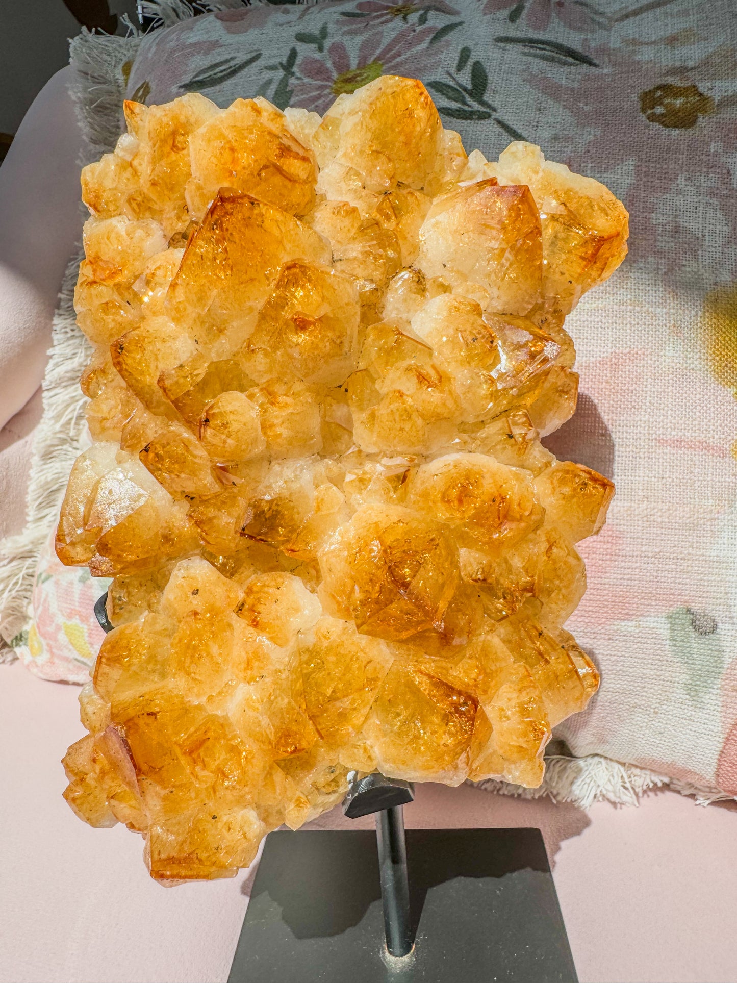 LARGE CITRINE CLUSTER