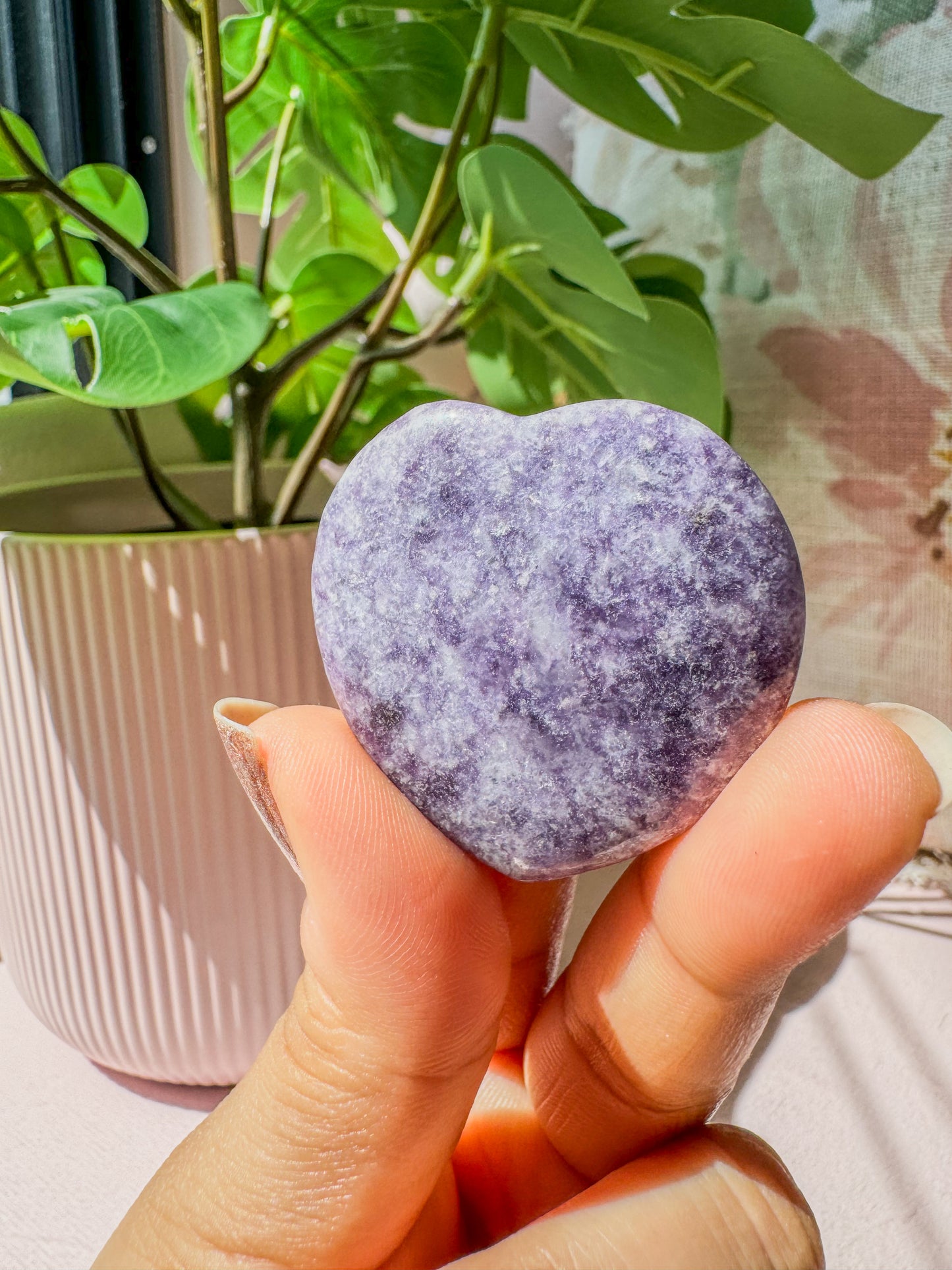 LEPIDOLITE PALM CRYSTAL