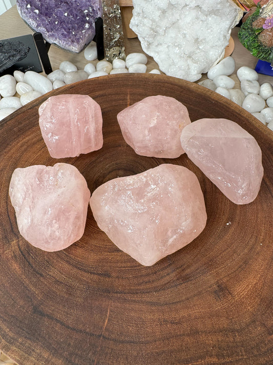 Rose quartz raw
